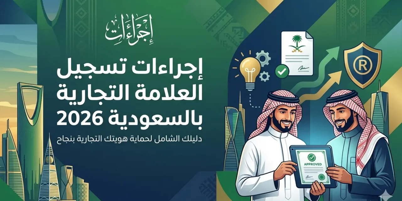 إجراءات تسجيل العلامة التجارية بالسعودية 2026